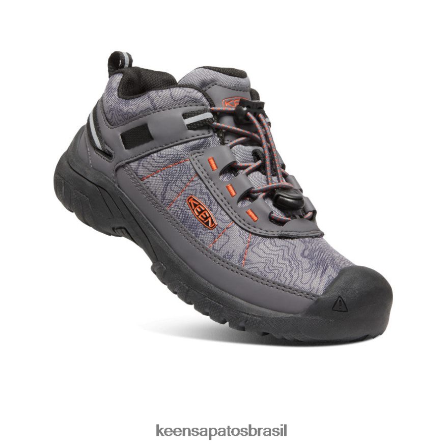 KEEN calçados J8VDXX867 ímã/íbis escarlate sapato esportivo targhee com ventilação Crianças grandes - Image 3