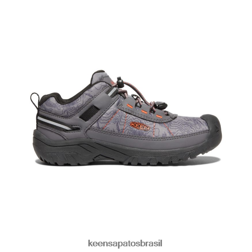 KEEN calçados J8VDXX867 ímã/íbis escarlate sapato esportivo targhee com ventilação Crianças grandes - Image 1
