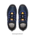 KEEN calçados J8VDXX869 profundidades azuis/austero sapato esportivo targhee com ventilação Crianças grandes - Image 4