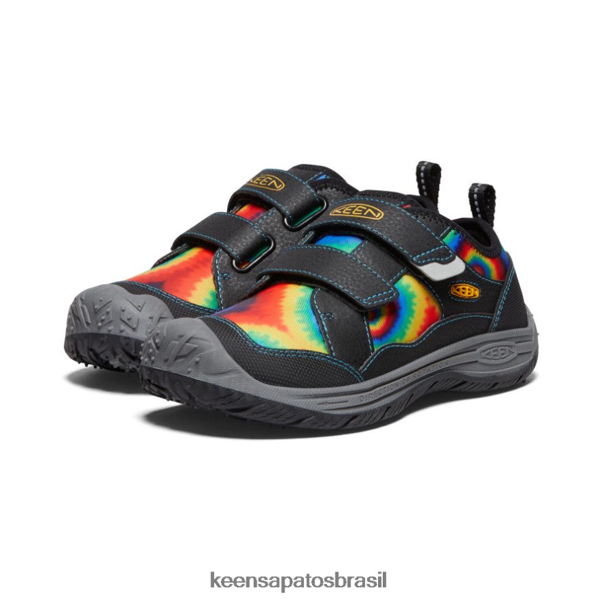 KEEN calçados J8VDXX873 azul vivo/tie dye original cão de caça rápido Crianças grandes - Image 2