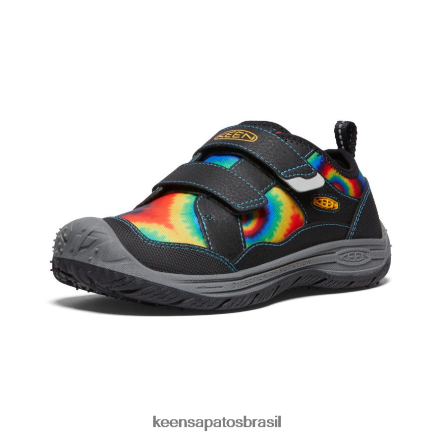 KEEN calçados J8VDXX873 azul vivo/tie dye original cão de caça rápido Crianças grandes - Image 3