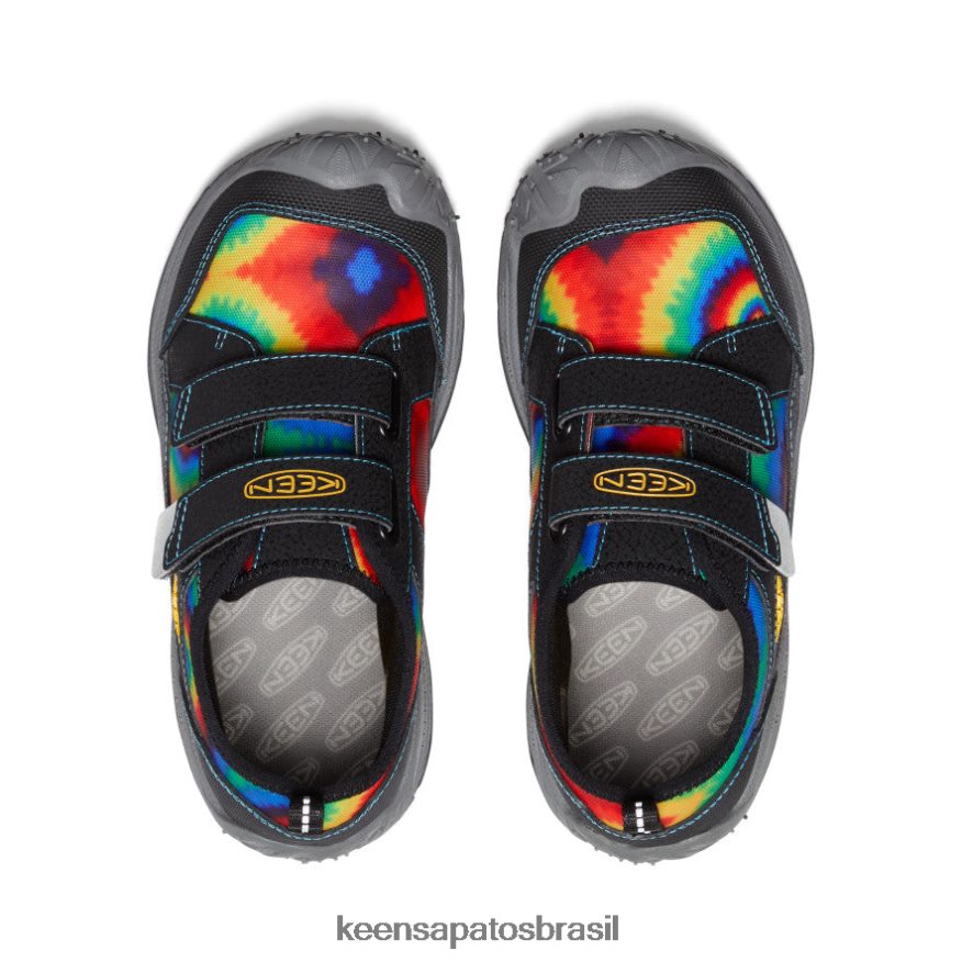 KEEN calçados J8VDXX873 azul vivo/tie dye original cão de caça rápido Crianças grandes - Image 4