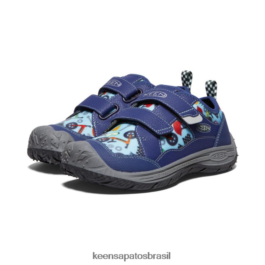 KEEN calçados J8VDXX874 profundidade azul/preto cão de caça rápido Crianças grandes - Image 2