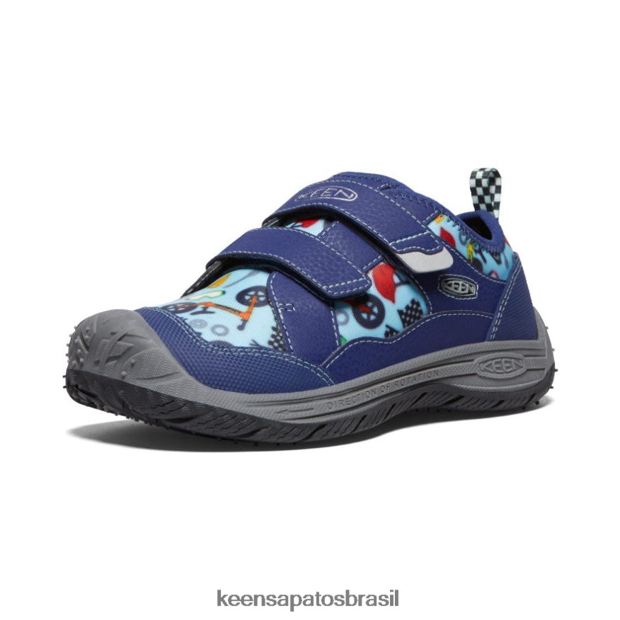 KEEN calçados J8VDXX874 profundidade azul/preto cão de caça rápido Crianças grandes - Image 3