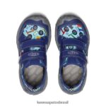 KEEN calçados J8VDXX874 profundidade azul/preto cão de caça rápido Crianças grandes - Image 4