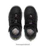 KEEN calçados J8VDXX879 preto/acampamento bota impermeável targhee criancinhas - Image 4
