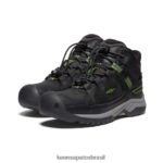 KEEN calçados J8VDXX898 preto/acampamento bota impermeável targhee Crianças grandes - Image 2