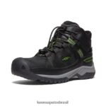 KEEN calçados J8VDXX898 preto/acampamento bota impermeável targhee Crianças grandes - Image 3