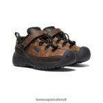 KEEN calçados J8VDXX911 grão de café/bisão sapato impermeável targhee criancinhas - Image 2