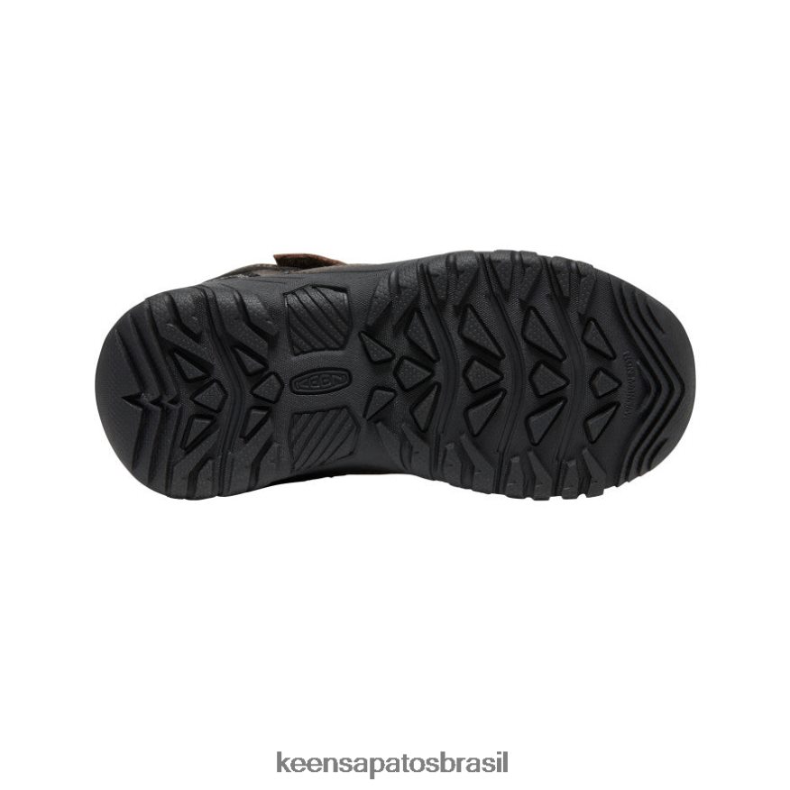 KEEN calçados J8VDXX911 grão de café/bisão sapato impermeável targhee criancinhas - Image 4