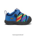 KEEN calçados J8VDXX913 cobalto multi/brilhante newport h2sho crianças
