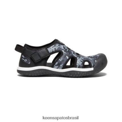 KEEN calçados J8VDXX918 preto/camuflado sandália arraia Crianças grandes