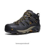 KEEN calçados J8VDXX91 corvo/azeitona fulva Lansing Mid impermeável (biqueira de aço) homens - Image 3