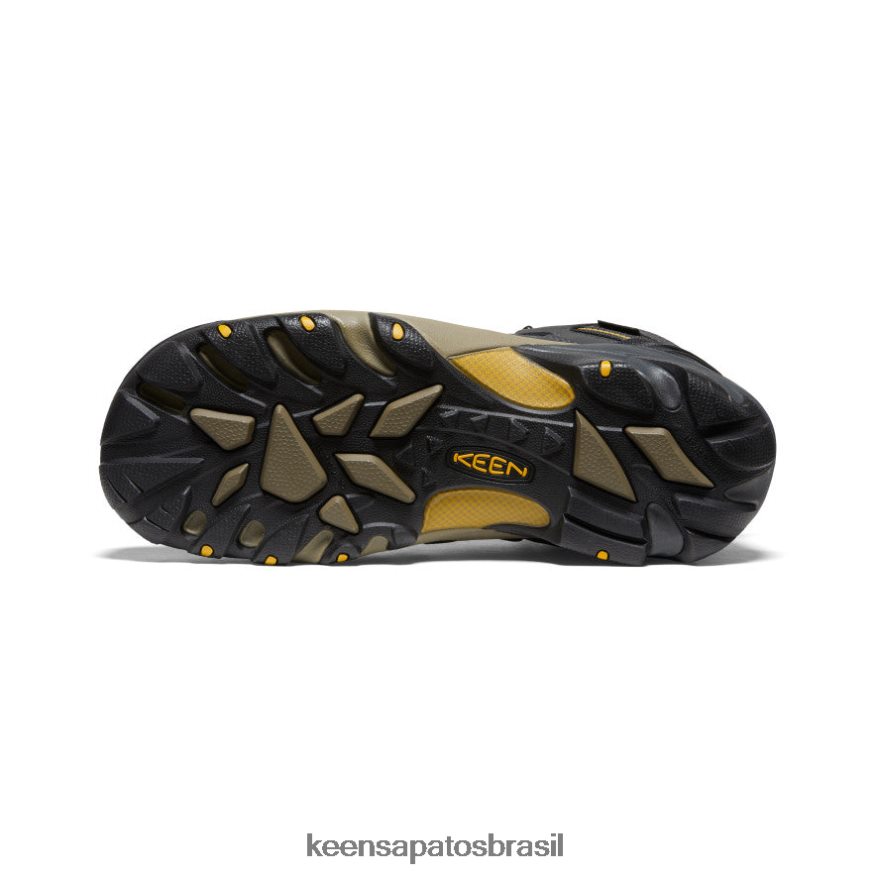KEEN calçados J8VDXX91 corvo/azeitona fulva Lansing Mid impermeável (biqueira de aço) homens - Image 4