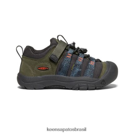KEEN calçados J8VDXX927 noite da floresta/ímã newport h2sho criancinhas