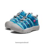KEEN calçados J8VDXX928 fiorde azul/festival fúcsia newport h2sho criancinhas - Image 2