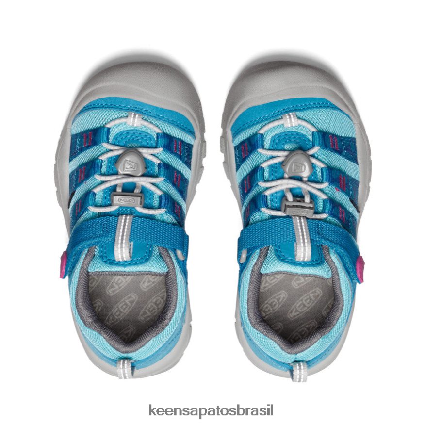 KEEN calçados J8VDXX928 fiorde azul/festival fúcsia newport h2sho criancinhas - Image 4