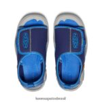 KEEN calçados J8VDXX929 profundidades brilhantes de cobalto/azul Knotch River com dedos abertos criancinhas - Image 4