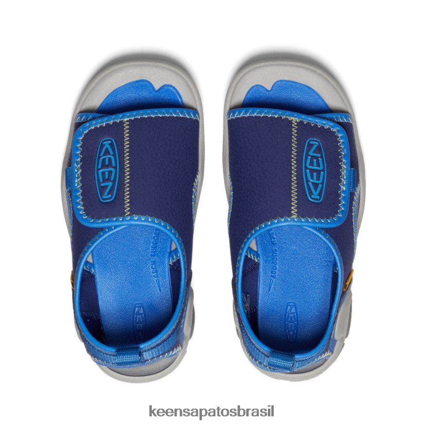 KEEN calçados J8VDXX929 profundidades brilhantes de cobalto/azul Knotch River com dedos abertos criancinhas - Image 4