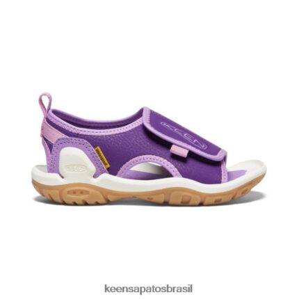 KEEN calçados J8VDXX931 Tillandsia roxo/lavanda inglesa Knotch River com dedos abertos criancinhas