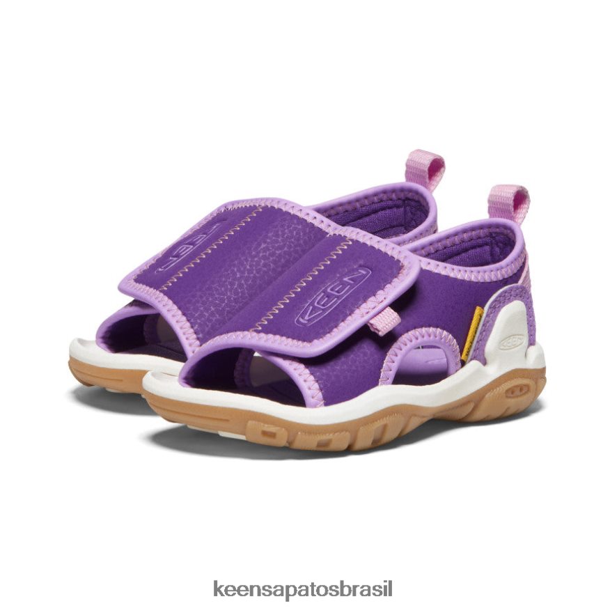 KEEN calçados J8VDXX933 Tillandsia roxo/lavanda inglesa Knotch River com dedos abertos crianças - Image 2