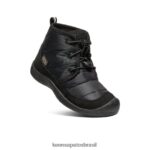 KEEN calçados J8VDXX935 preto chukka à prova d'água howser ii Crianças grandes - Image 3