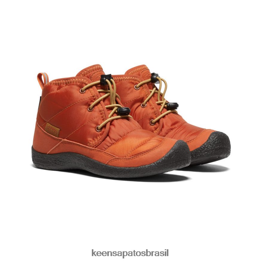 KEEN calçados J8VDXX937 barro de oleiro/preto chukka à prova d'água howser ii Crianças grandes - Image 2