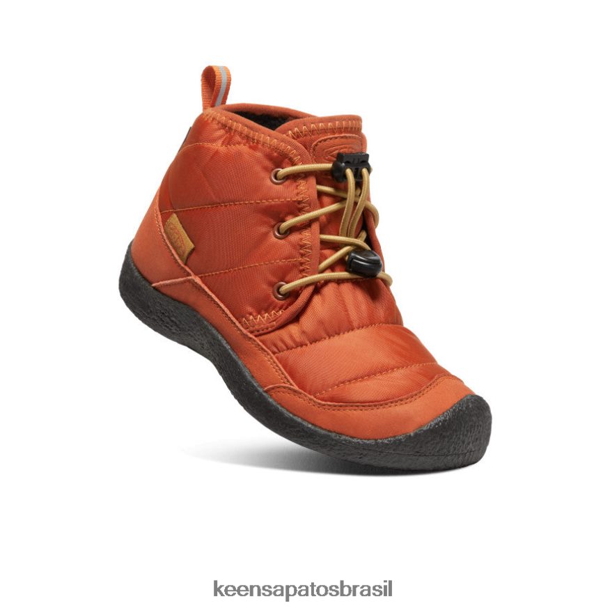 KEEN calçados J8VDXX937 barro de oleiro/preto chukka à prova d'água howser ii Crianças grandes - Image 3
