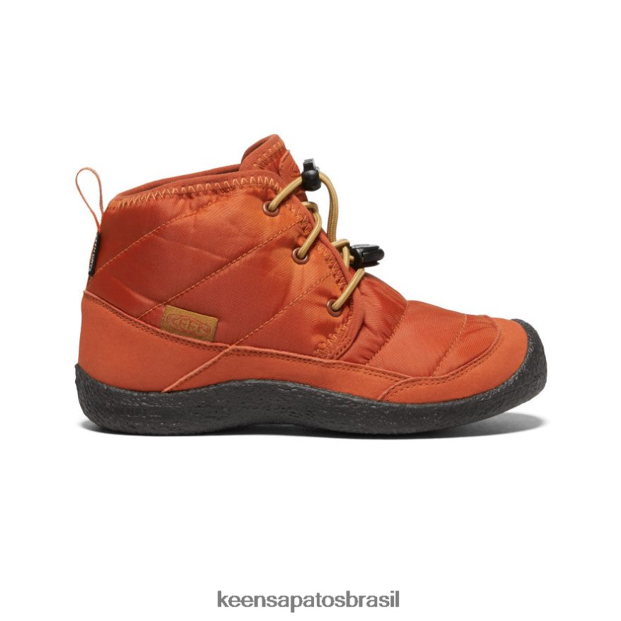 KEEN calçados J8VDXX937 barro de oleiro/preto chukka à prova d'água howser ii Crianças grandes - Image 1