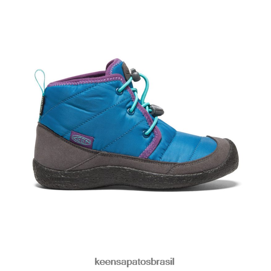 KEEN calçados J8VDXX938 azul míconos/atlântida chukka à prova d'água howser ii Crianças grandes - Image 1