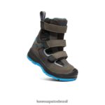 KEEN calçados J8VDXX941 corvo/ímã bota impermeável de inverno redwood criancinhas - Image 3