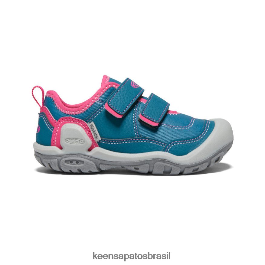 keen_calcados_j8vdxx942_coral_azul_pavao_rosa_tenis_de_alca_dupla_oco_knotch_criancinhas.jpg KEEN calçados J8VDXX942 coral azul/pavão rosa tênis de alça dupla oco Knotch criancinhas - Image 1