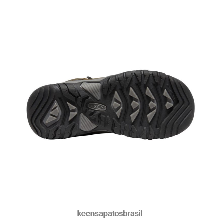 KEEN calçados J8VDXX948 azeitona escura/cidra escura bota impermeável ridge flex Crianças grandes - Image 4
