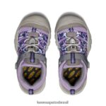 KEEN calçados J8VDXX952 giz violeta/garoa newport h2sho Crianças grandes - Image 4