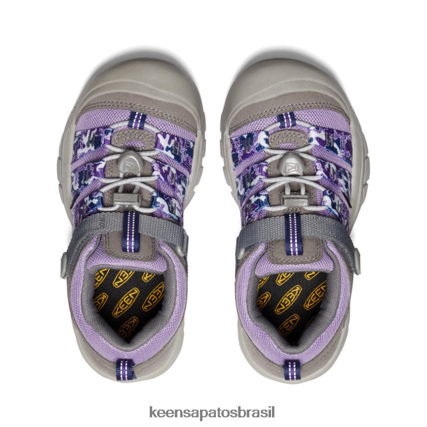 KEEN calçados J8VDXX952 giz violeta/garoa newport h2sho Crianças grandes - Image 4