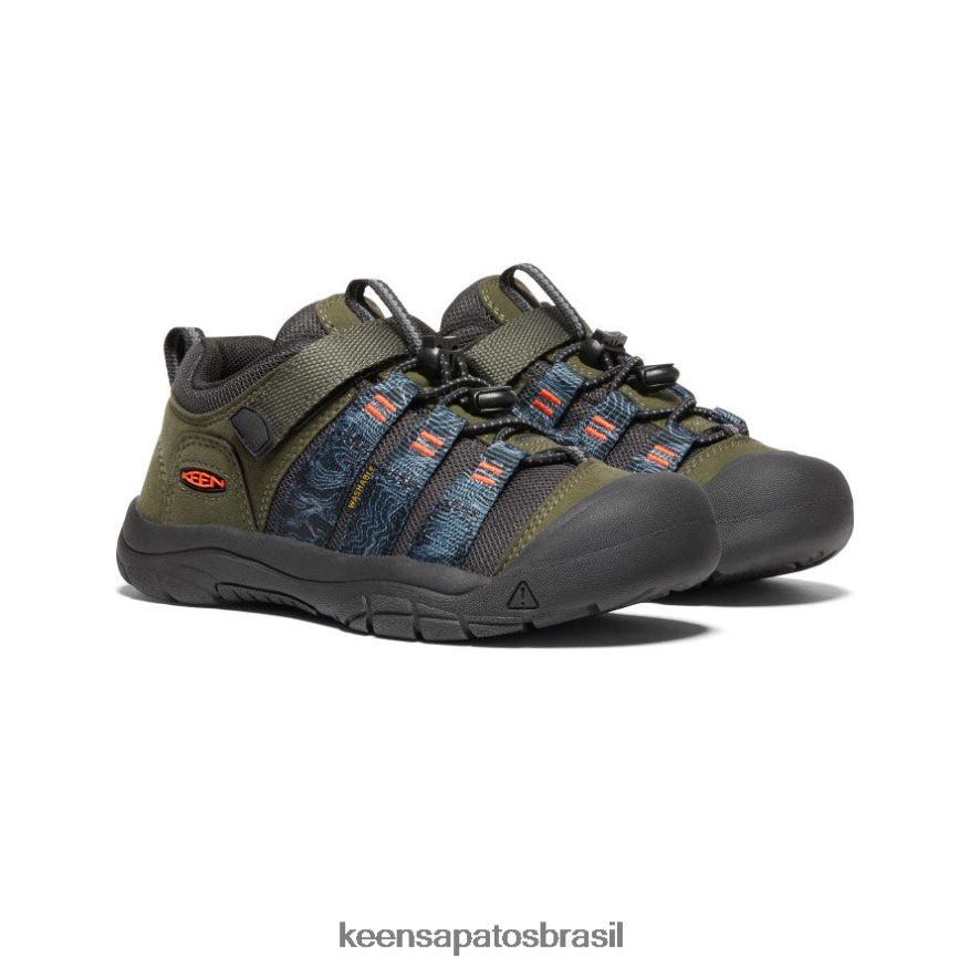 KEEN calçados J8VDXX954 noite da floresta/ímã newport h2sho Crianças grandes - Image 2