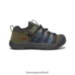 KEEN calçados J8VDXX954 noite da floresta/ímã newport h2sho Crianças grandes