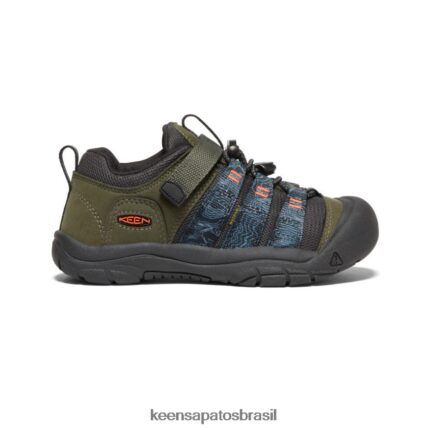 KEEN calçados J8VDXX954 noite da floresta/ímã newport h2sho Crianças grandes