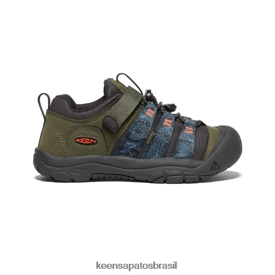 KEEN calçados J8VDXX954 noite da floresta/ímã newport h2sho Crianças grandes - Image 1