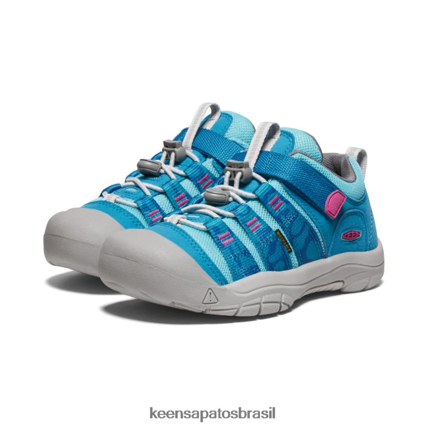 KEEN calçados J8VDXX955 fiorde azul/festival fúcsia newport h2sho Crianças grandes - Image 2