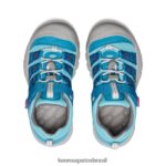 KEEN calçados J8VDXX955 fiorde azul/festival fúcsia newport h2sho Crianças grandes - Image 4