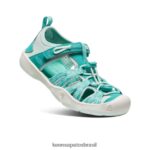 KEEN calçados J8VDXX961 cachoeira/vidro azul sandália moxie criancinhas - Image 3