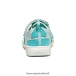 KEEN calçados J8VDXX961 cachoeira/vidro azul sandália moxie criancinhas - Image 5