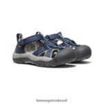 KEEN calçados J8VDXX963 marinho/cinza veneza h2 criancinhas - Image 2