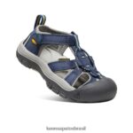KEEN calçados J8VDXX963 marinho/cinza veneza h2 criancinhas - Image 3