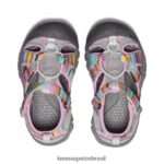 KEEN calçados J8VDXX964 lilás/raia veneza h2 criancinhas - Image 4