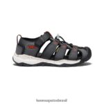 KEEN calçados J8VDXX967 ímã/laranja picante newport neo h2 Crianças grandes