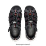 KEEN calçados J8VDXX967 ímã/laranja picante newport neo h2 Crianças grandes - Image 4