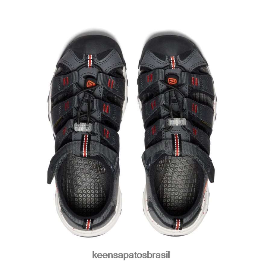 KEEN calçados J8VDXX967 ímã/laranja picante newport neo h2 Crianças grandes - Image 4