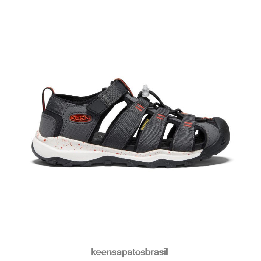 KEEN calçados J8VDXX967 ímã/laranja picante newport neo h2 Crianças grandes - Image 1